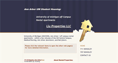 Desktop Screenshot of liuproperty.com